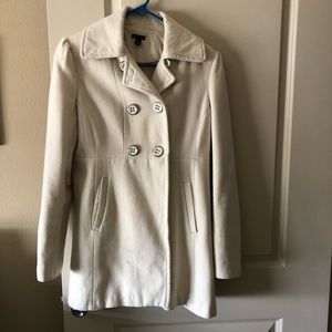 Maurice’s Cream Ivory Peacoat